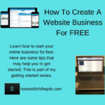 How To Create A Website Business For FREE